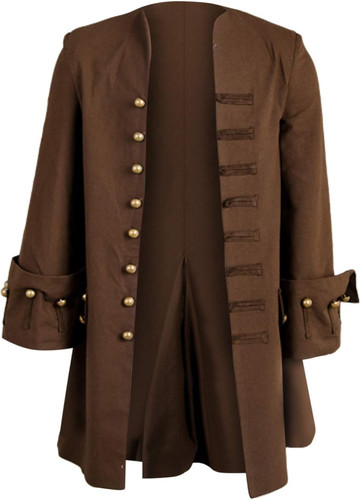 Men pirate costume jacket - men's,