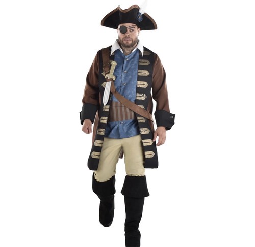 Pirate costume men size - men's, xxl